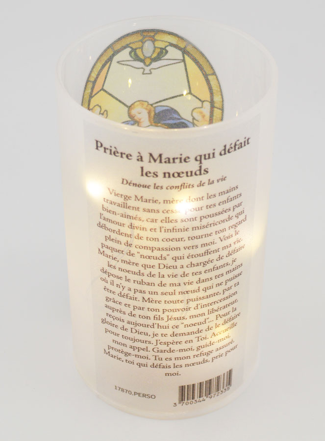 Photophore LED - Marie qui Défait les Noeuds & Prière (pic 3)