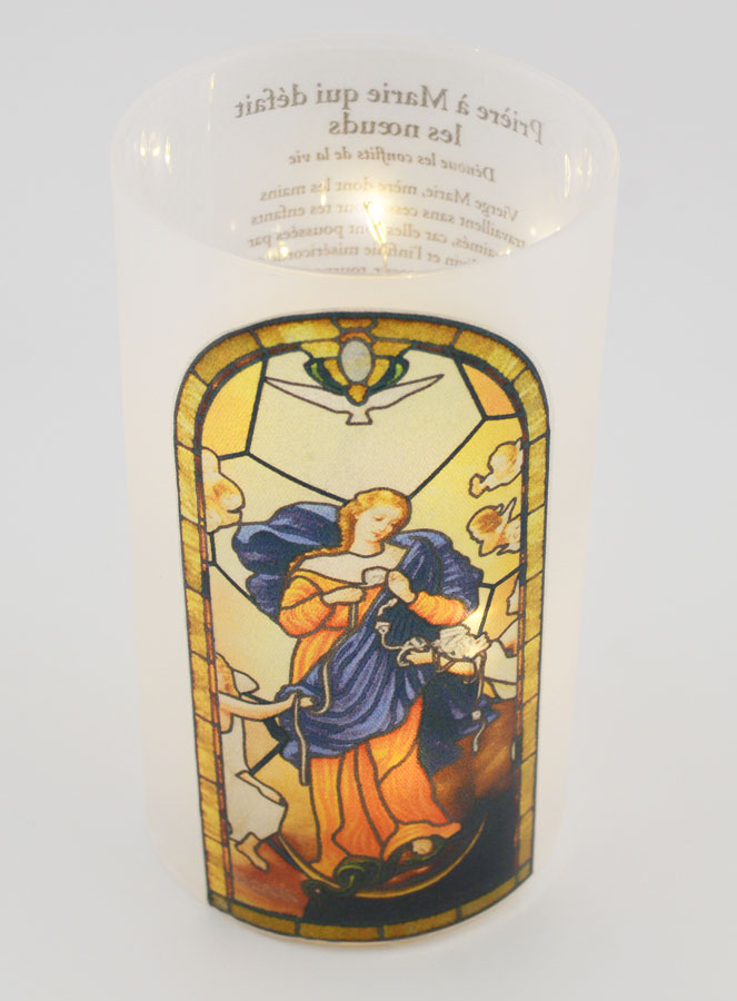 Photophore LED - Marie qui Défait les Noeuds & Prière (pic 4)