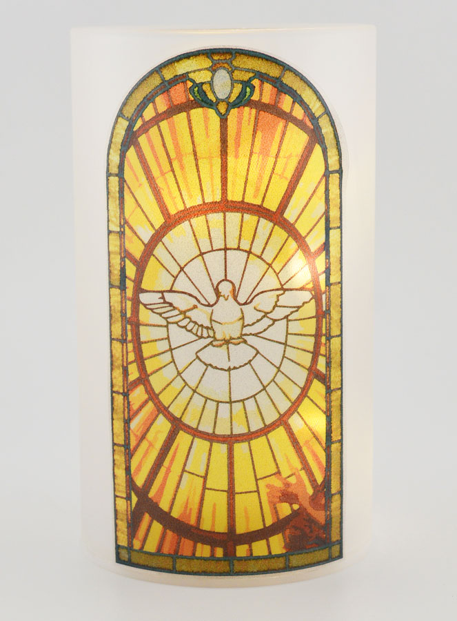 Photophore LED - Saint Esprit & Prière (pic 1)