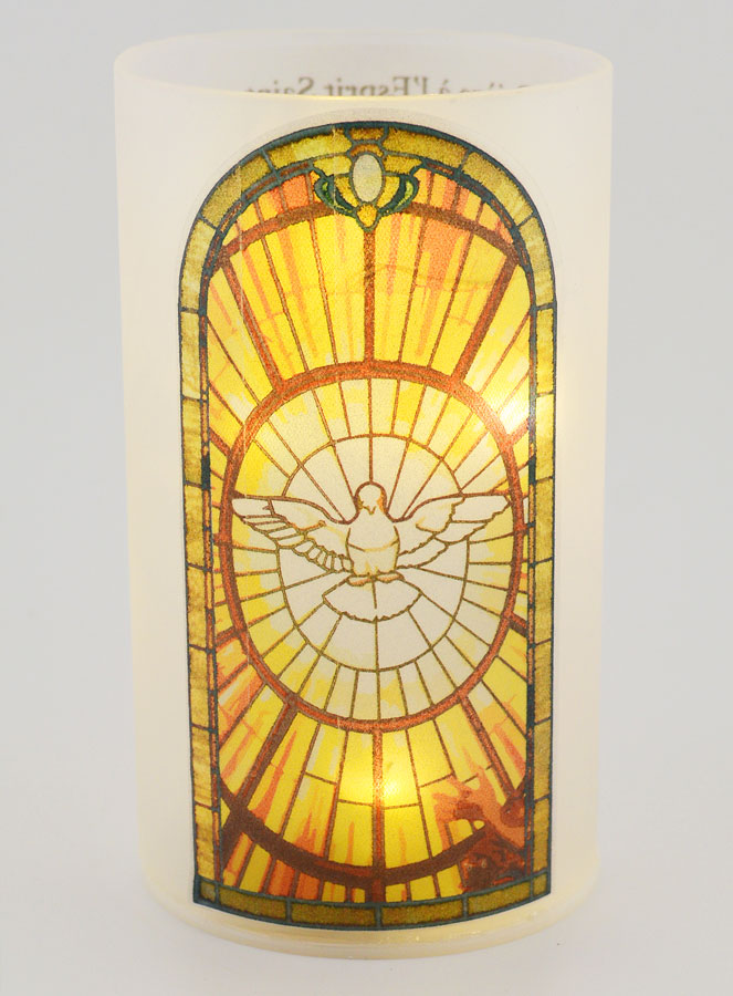 Cadeau de Confirmation - Photophore Prière Esprit Saint (pic 1)