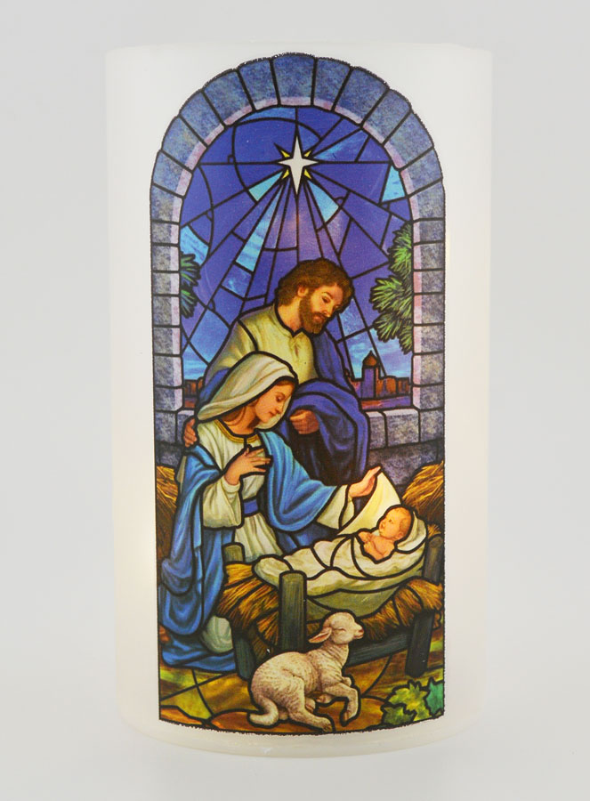 Photophore LED & Prière - Nativité (pic 1)