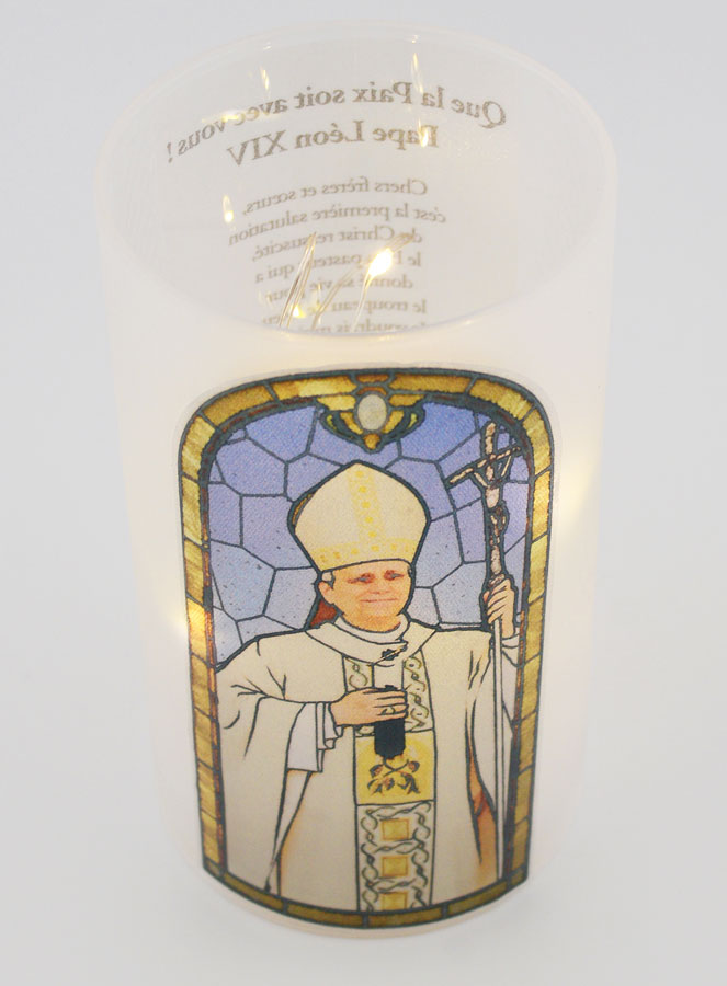 Photophore LED & Prière - Pape Leon XIV (pic 4)