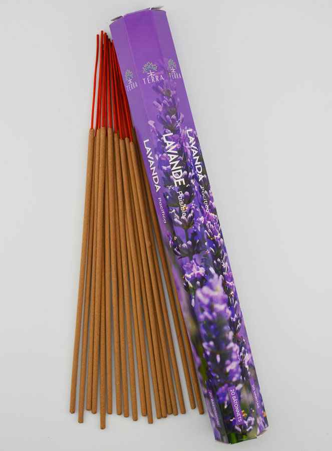 Encens en Bâtonnets Lavande 30g - Sans Charbon (pic 1)