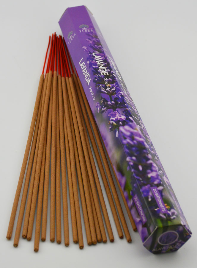 Encens en Bâtonnets Lavande 30g - Sans Charbon (pic 2)