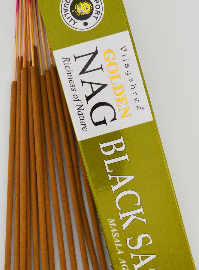 Encens Masala Golden Nag - Sauge Noire (pic 3)