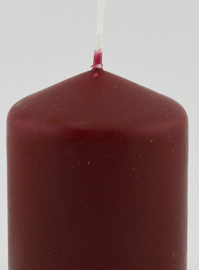 Bougie Décoration 8cm - Bordeaux (pic 3)