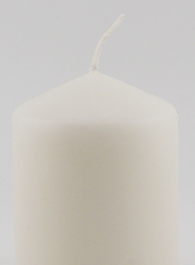 Bougie Décoration 8cm - Blanc Laiteux (pic 3)