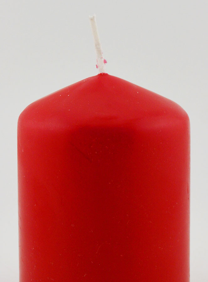 Bougie Décoration 8cm - Rouge (pic 3)