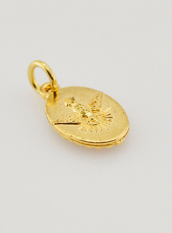 Médaille Bord Torsadé 15mm - Saint Michel (pic 4)