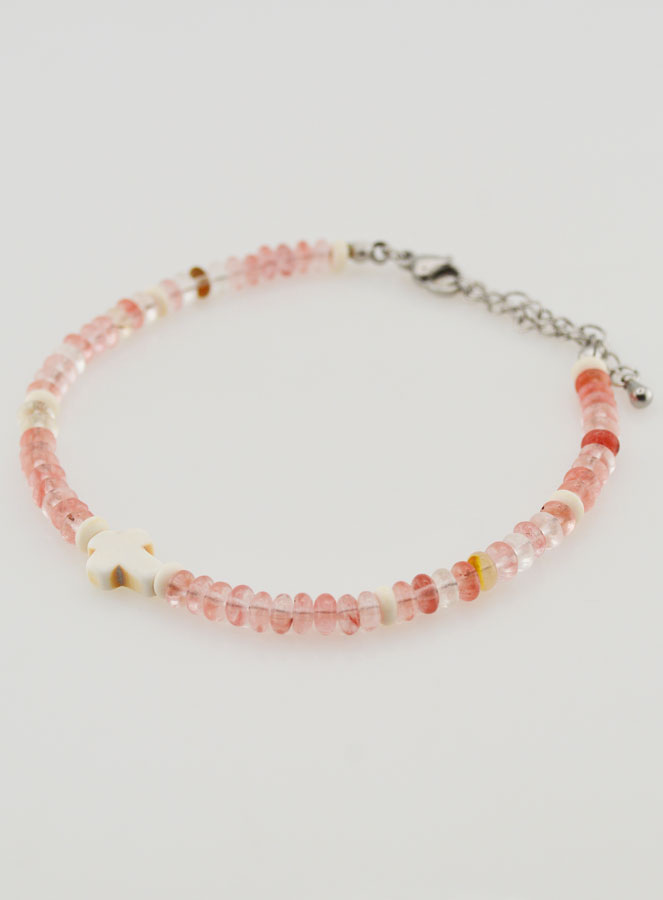 Bracelet Croix et Pierres en Verre (pic 3)