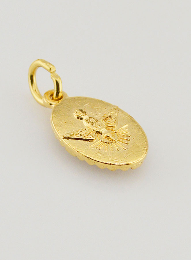 Médaille Bord Torsadé 15mm - Christ Miséricordieux (pic 4)