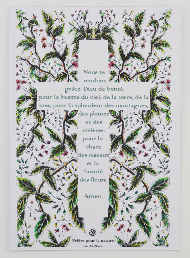 Carte Postale Prière pour la Nature (pic 1)