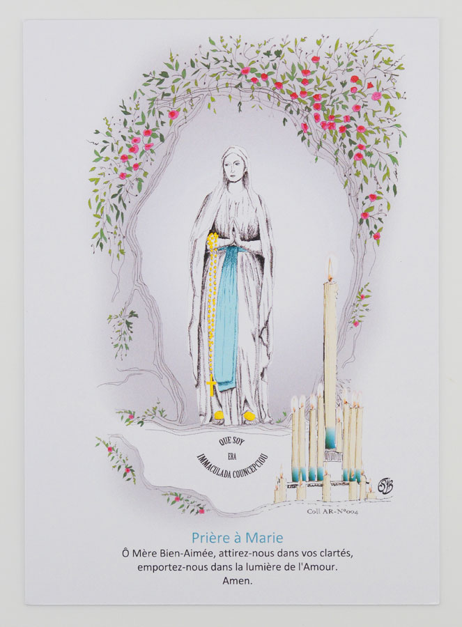 Carte Postale Prière à Marie (pic 1)