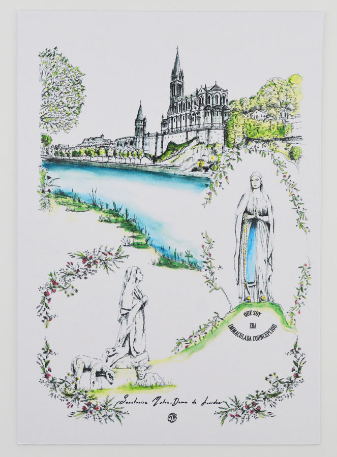 Carte du Sanctuaire de Lourdes (pic 1)