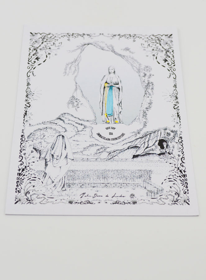 Carte de Notre Dame de Lourdes (pic 2)