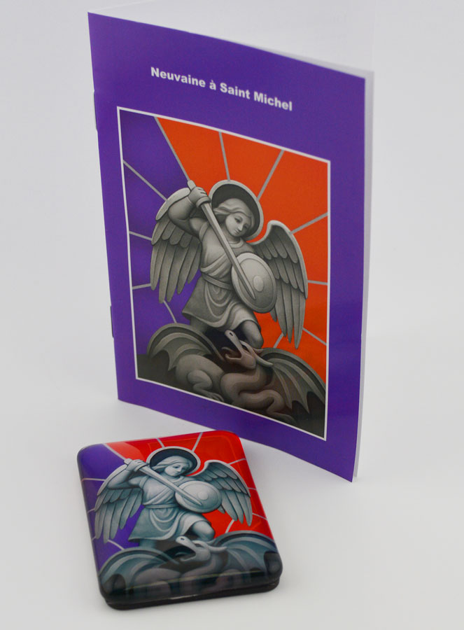 Magnet & Livret de Neuvaine - Saint Michel (pic 4)