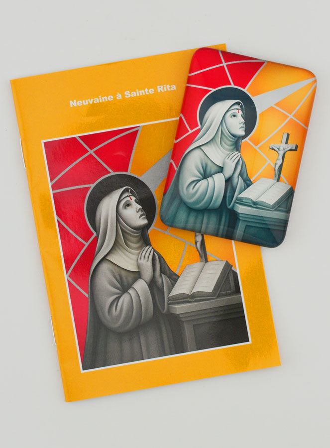 Magnet & Livret de Neuvaine - Sainte Rita (pic 1)