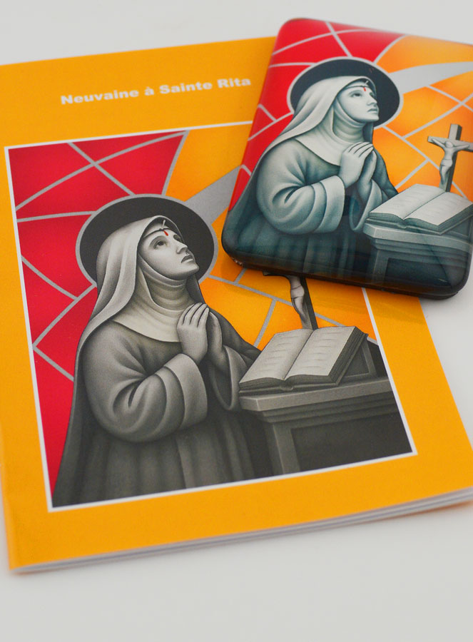 Magnet & Livret de Neuvaine - Sainte Rita (pic 2)