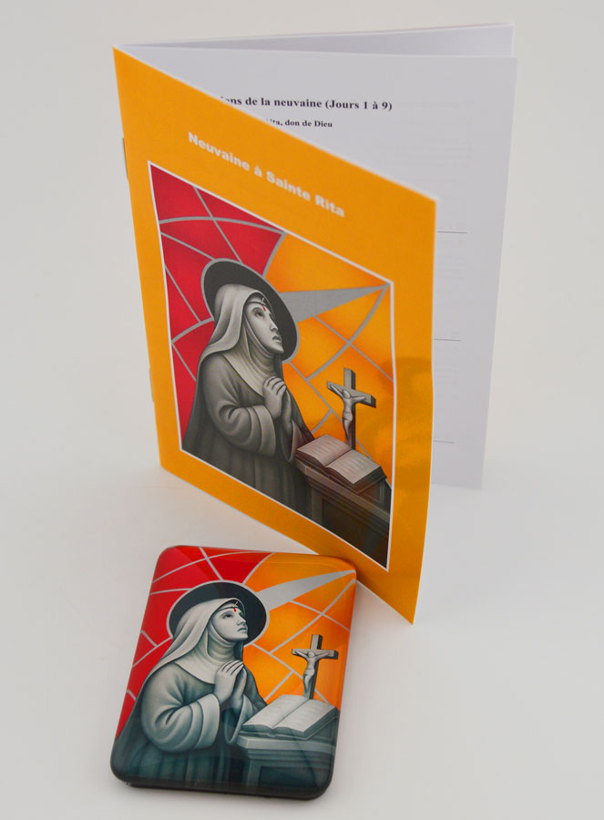 Magnet & Livret de Neuvaine - Sainte Rita (pic 4)