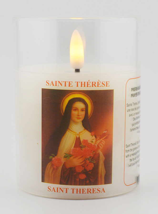 Veilleuse LED - Prière de Sainte Thérèse (pic 1)