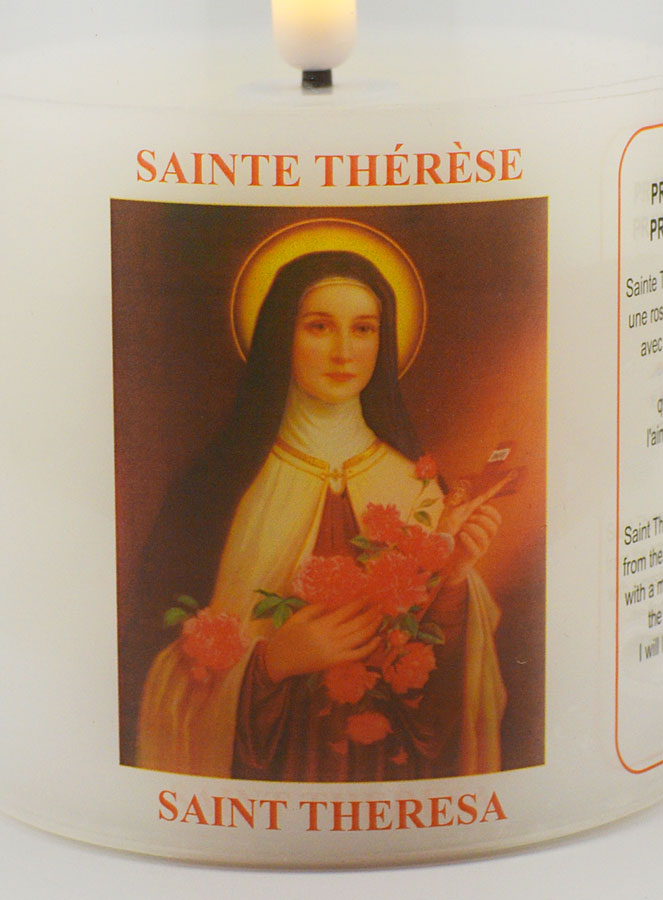 Bougie d'Église à Piles - Sainte Thérèse (pic 3)