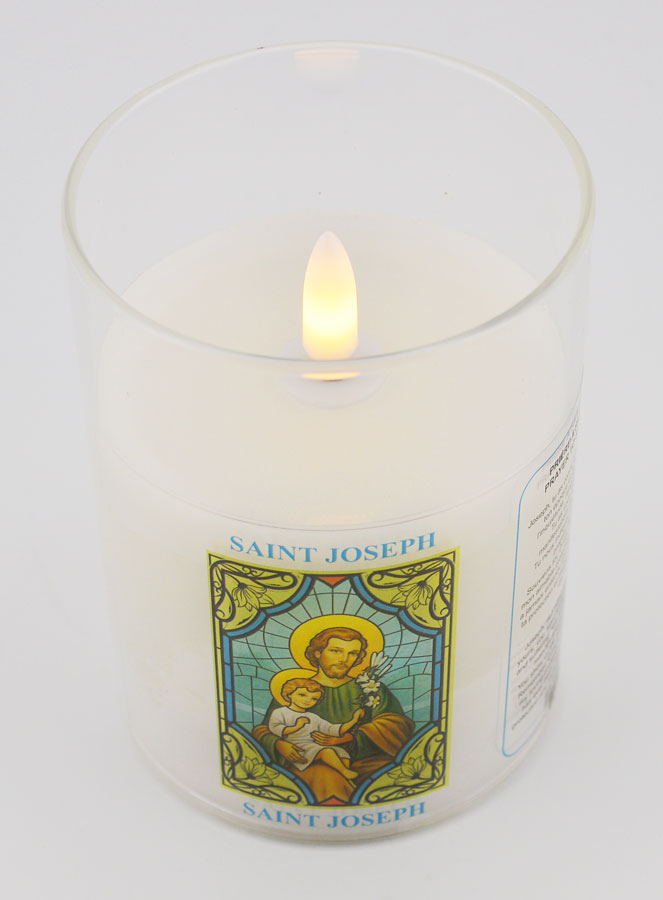Veilleuse LED - Prière de Saint Joseph (pic 2)