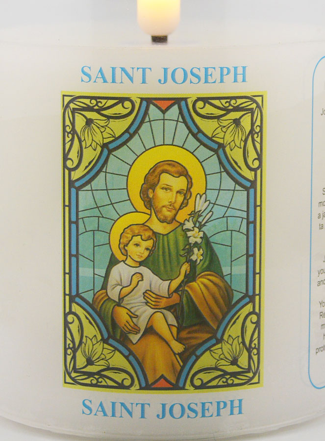 Veilleuse LED - Prière de Saint Joseph (pic 3)