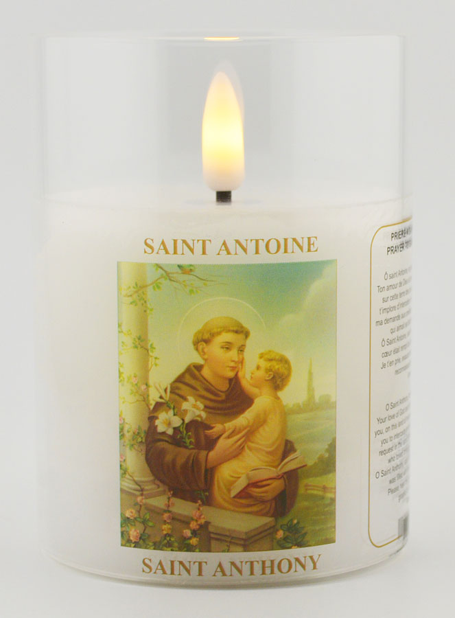 Veilleuse LED - Prière de Saint Antoine (pic 1)
