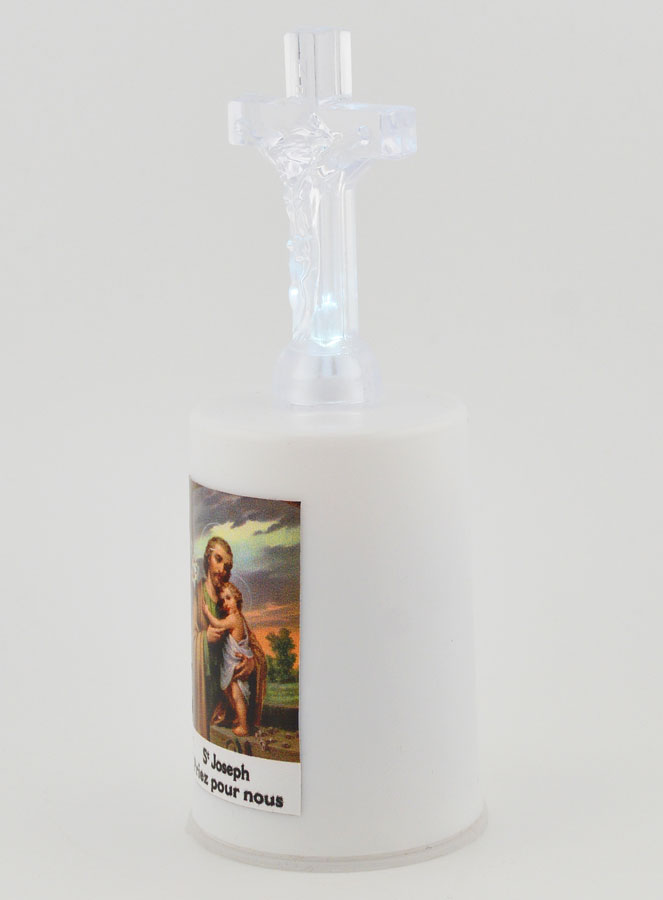 Bougie d'Église à Led Saint Joseph (pic 3)
