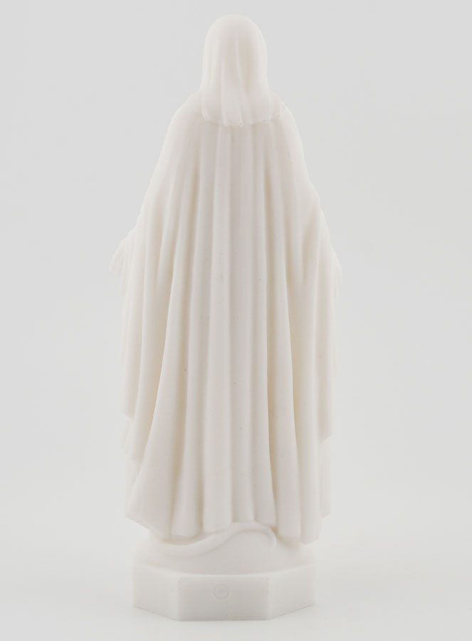 Statue Vierge Miraculeuse aux Rayons Dorés - 12cm (pic 4)