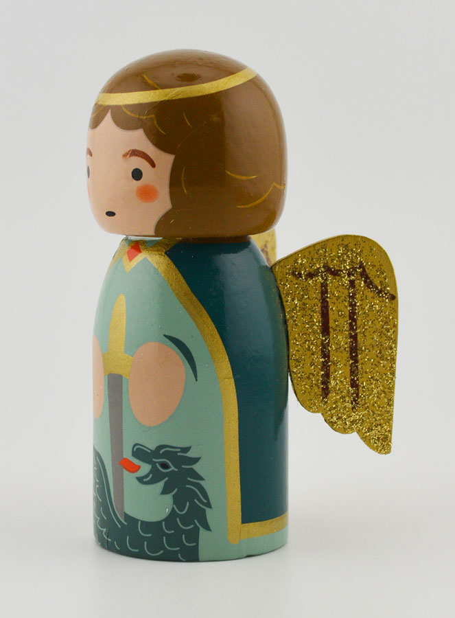 Statue de Saint Michel - 10cm (pic 2)