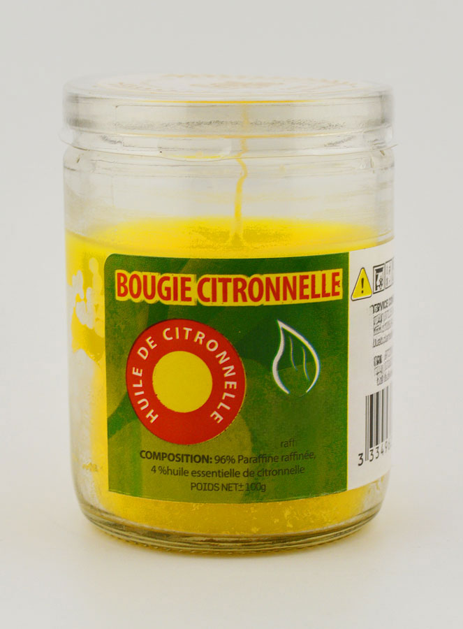 Bougie Verre à la Citronnelle (pic 1)
