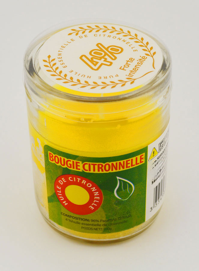 Bougie Verre à la Citronnelle (pic 2)