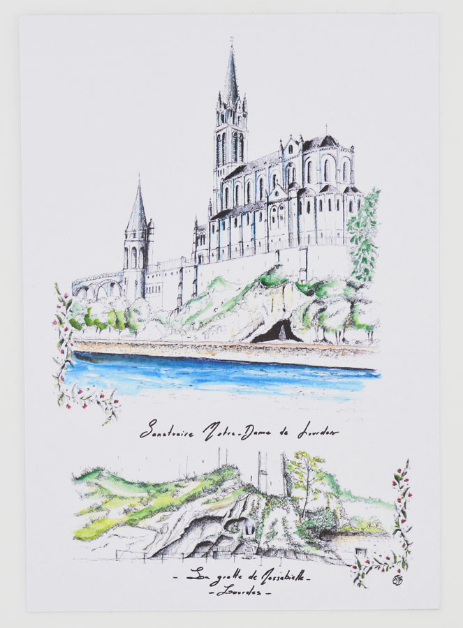 Carte Sanctuaire et Grotte de Lourdes (pic 1)