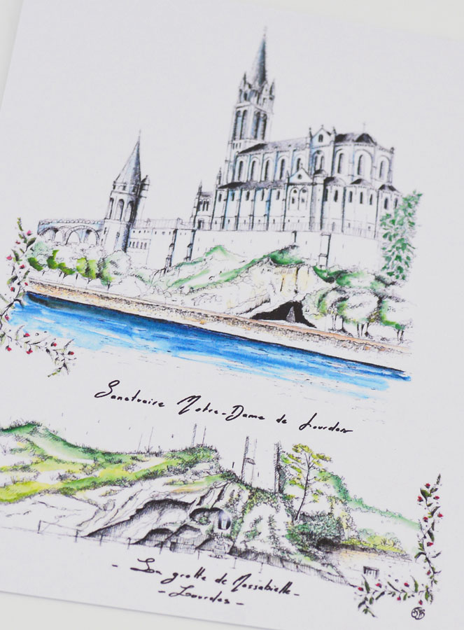 Carte Sanctuaire et Grotte de Lourdes (pic 2)