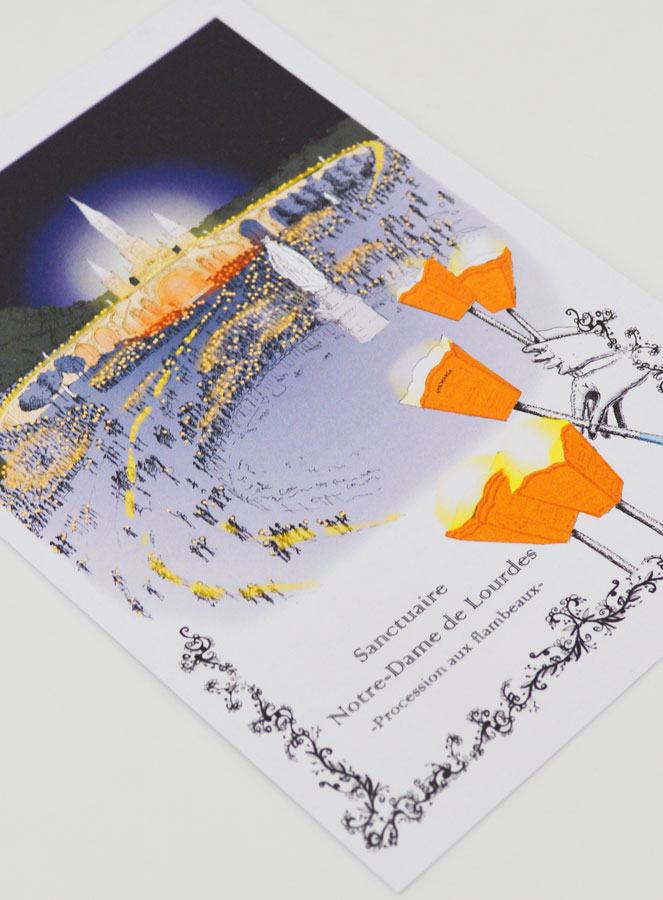 Carte Procession aux Flambeaux - Lourdes (pic 3)