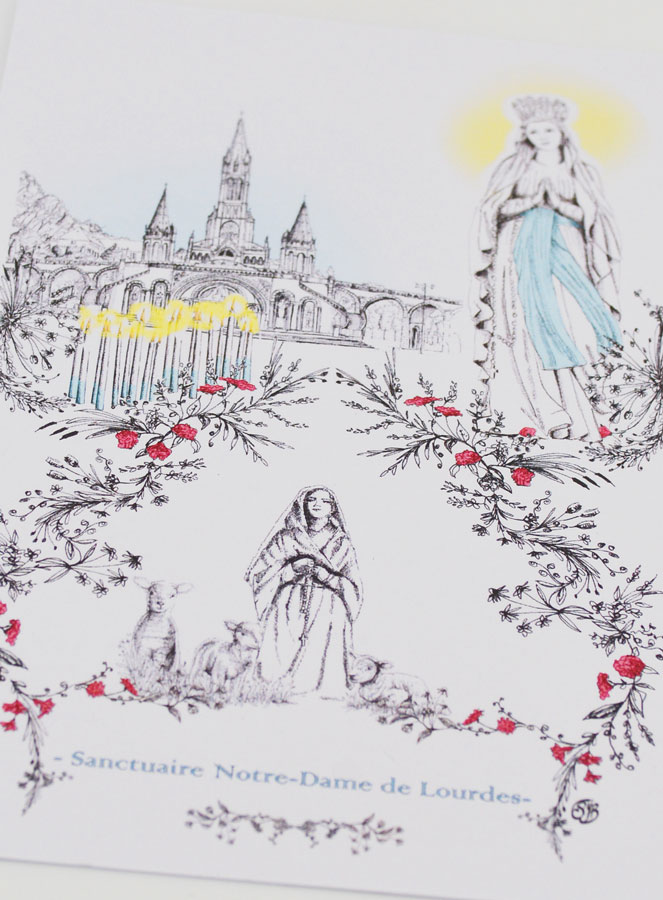Carte Sanctuaire Notre Dame de Lourdes (pic 2)