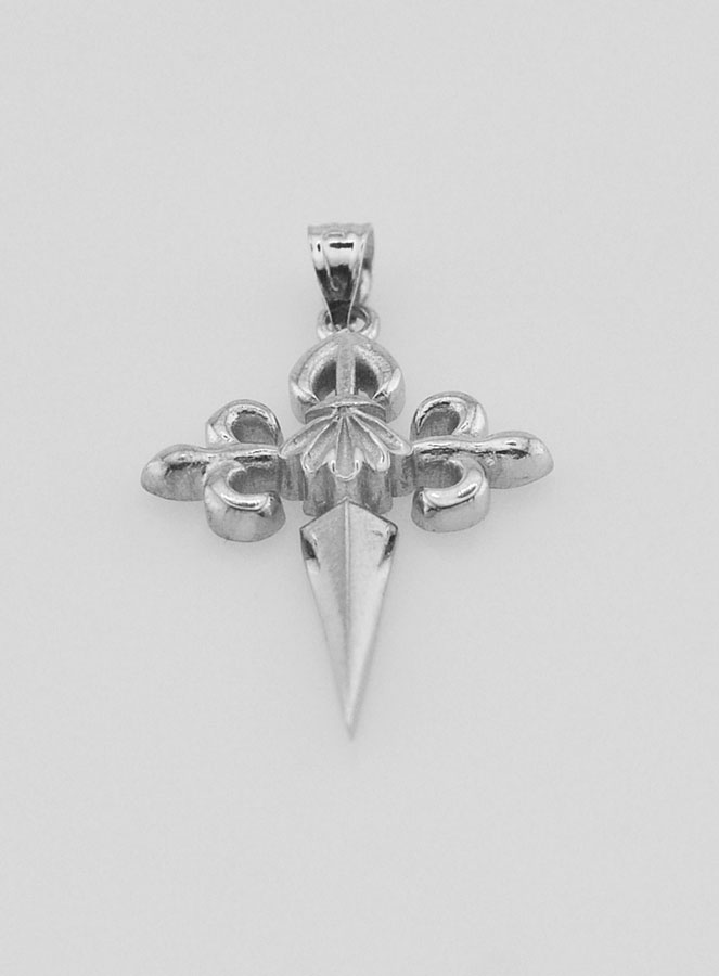 Croix de Saint Jacques en Argent -20mm (pic 2)