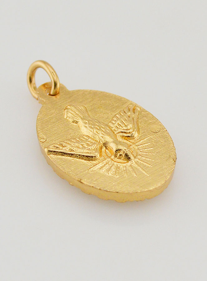Médaille Bord Torsadé 25mm - Saint Michel (pic 4)