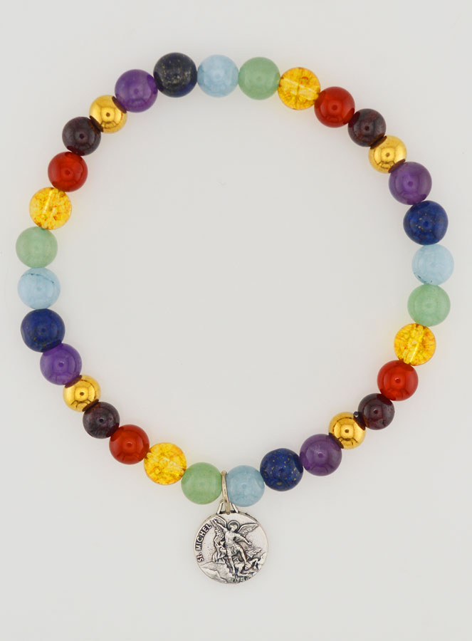 Bracelet 7 Archanges - Médaille St Michel (pic 1)