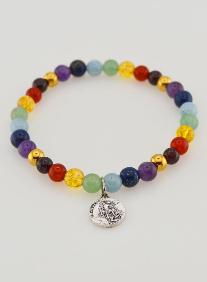 Bracelet 7 Archanges - Médaille St Michel (pic 2)