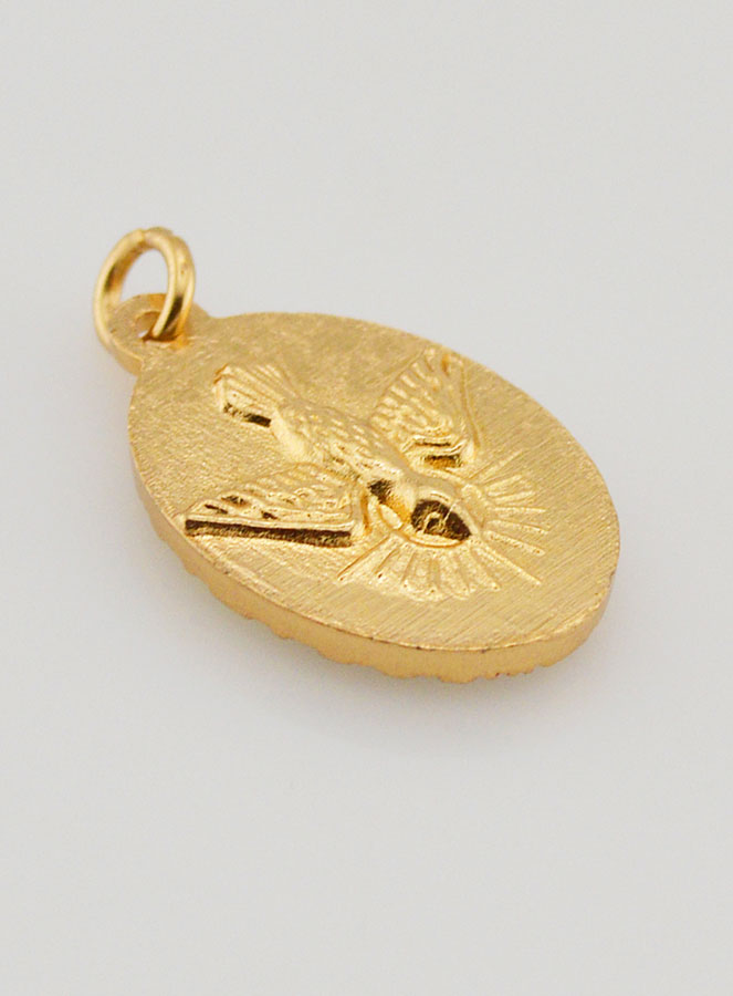 Médaille Bord Torsadé 25mm - Saint Charbel (pic 4)