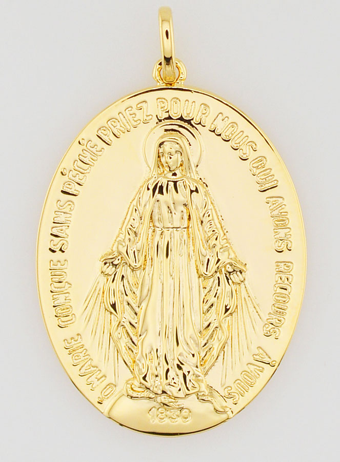 Médaille Miraculeuse Prestige - 14mm (pic 3)