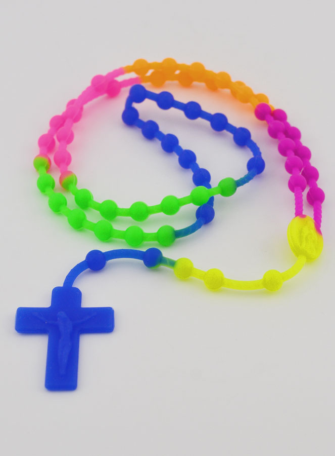 Chapelet Enfant Fluo Multicolore (pic 2)