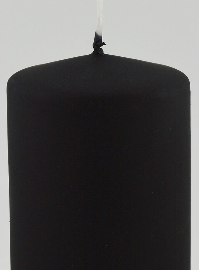 Bougie de Décoration Velours Mat - Noir (pic 3)