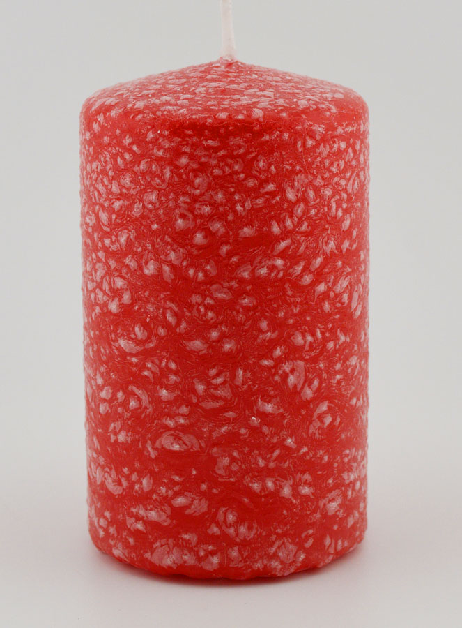 Bougie de Décoration Effet Polaire - Rouge (pic 1)