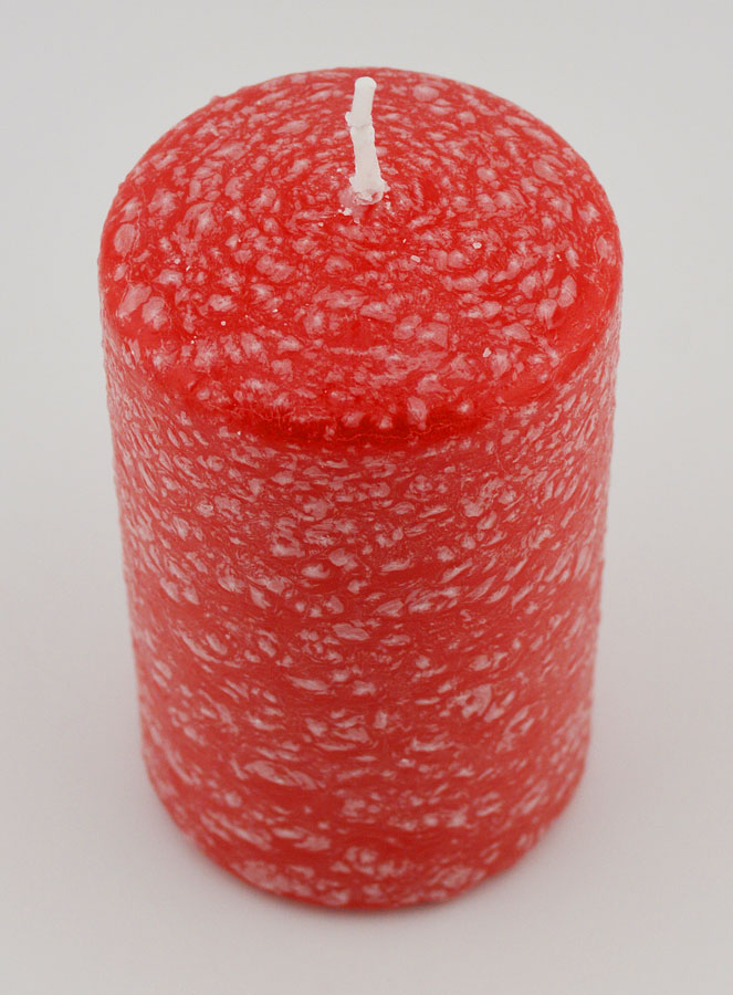 Bougie de Décoration Effet Polaire - Rouge (pic 2)