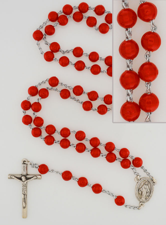 Chapelet Médaille Médaille Miraculeuse - Rouge (pic 1)