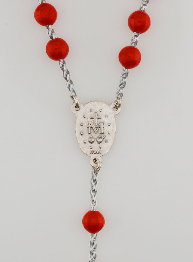 Chapelet Médaille Médaille Miraculeuse - Rouge (pic 4)