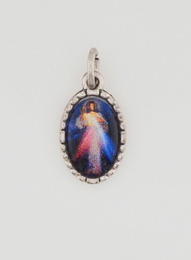 Médaille Bord Torsadé 15mm - Christ Miséricordieux (pic 1)